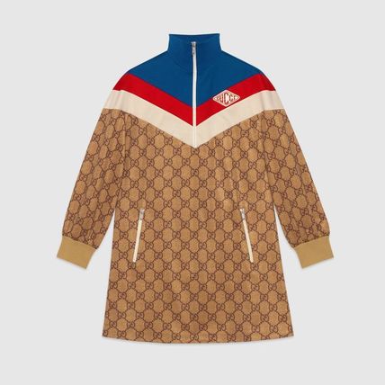GUCCI 2018 19AW Gg Technical Jersey Dress 526526 X9W22 2035 