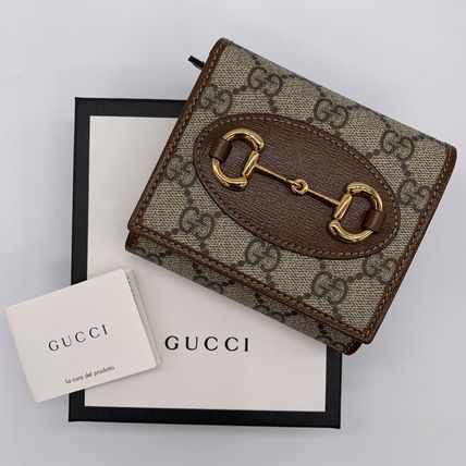 GUCCI GG Supreme Monogram Unisex Canvas Blended Fabrics Leather 621891 92TCG 621891 92TCG8563 