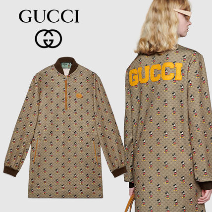 GUCCI 2020 SS Long Sleeves Long Logo Tops 
