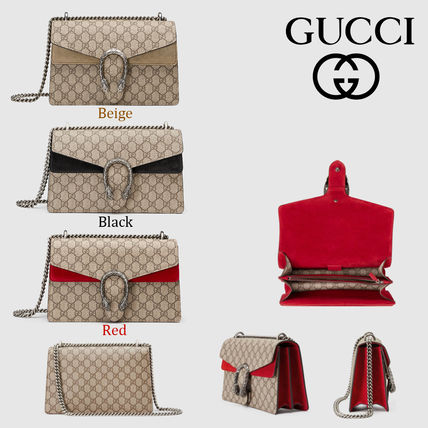 GUCCI Dionysus 2018 19AW Monogram Canvas Elegant Style Crossbody Shoulder Bags