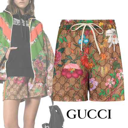 GUCCI 2020 SS Printed Pants Short Casual Style Pants 605473XJB9I 