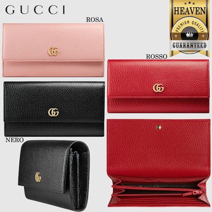GUCCI 2020 SS Gg Marmont Leather Continental Wallet