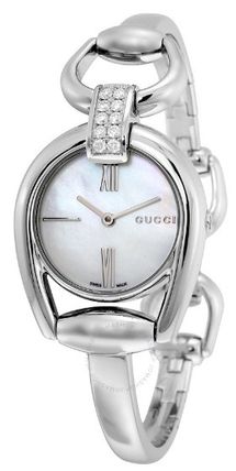 GUCCI Blended Fabrics Chain Round Party Style Quartz Watches YA139504 