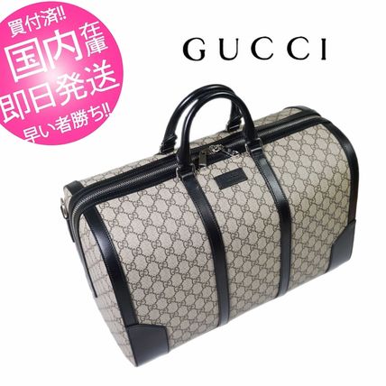 GUCCI Canvas Logo BostonDuffles 