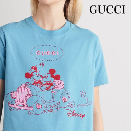 GUCCI Crew Neck Unisex Cashmere Collaboration Plain Medium 