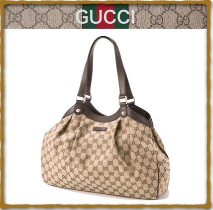 GUCCI Canvas Totes EX388919KQWFZ9643 