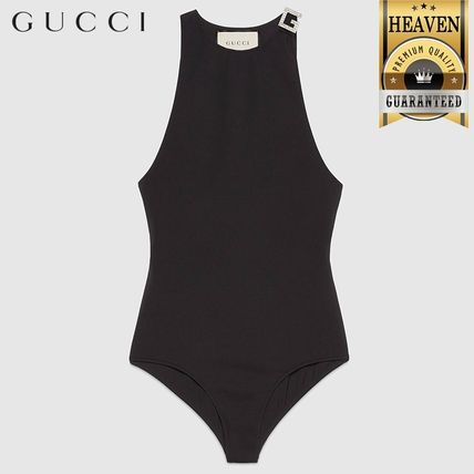 GUCCI 2020 SS Swimsuit With Crystal Square?G 624853 XJCMJ 1000 