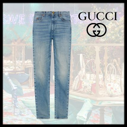GUCCI 2019 20AW Stonewashed Skinny Jeans