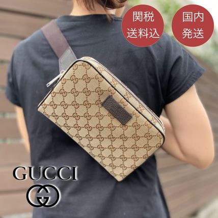 GUCCI Elegant Style Logo Shoulder Bags 