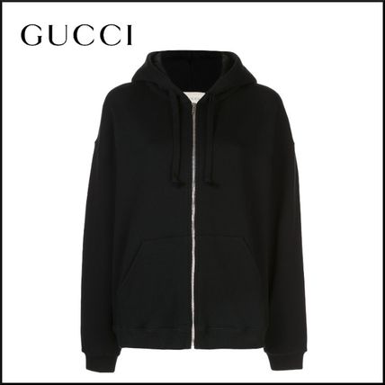 GUCCI 2020 SS Long Sleeves Cotton Logo HoodiesSweatshirts 610140XJB8V 