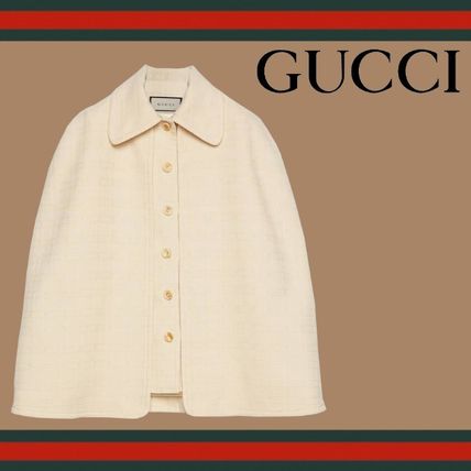 GUCCI 2020 21AW Tweed Vest With Detachable Cape 627337 ZAD93 9053 