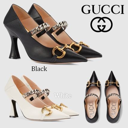 GUCCI 2020 SS Casual Style Plain Leather Elegant Style Logo 