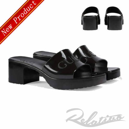 GUCCI 2020 21AW WomenS Rubber Slide Sandal