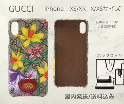 GUCCI Unisex Collaboration iPhone X iPhone XS Logo 