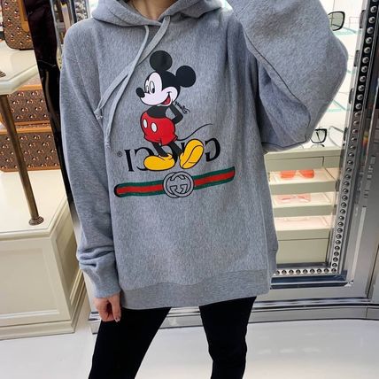 GUCCI 2020 SS Unisex Collaboration Long Sleeves Other Animal Patterns 