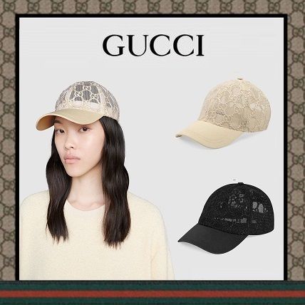 GUCCI Gg Embroidered Baseball Hat 579155 