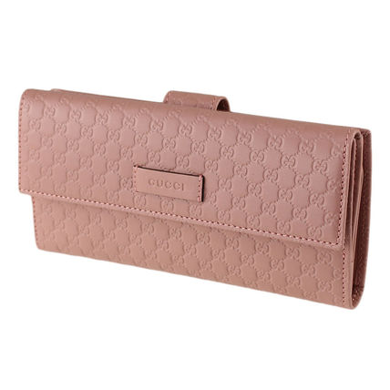 GUCCI 2020 SS Monogram Leather Logo Long Wallets 449393 BMJ1G 