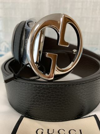 GUCCI Unisex Logo Belts 