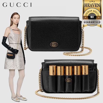 GUCCI 2020 SS Leather Porte Rouge Mini Bag 615463 DJ2QS 1000 