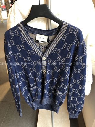 GUCCI 2020 SS Gg Cotton Jacquard Cardigan 614746 XKBAU 4079 