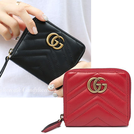 GUCCI GG Marmont Folding Wallets 474813 DRW1T 