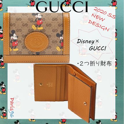 GUCCI 2020 SS Disney X Gucci Card Case Wallet 602534 HWUBM 8559 