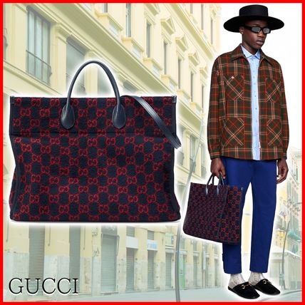 GUCCI 2020 SS Monogram Unisex A4 2WAY Logo Totes 598169 G38ET 8497 