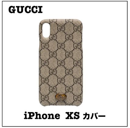 GUCCI Unisex iPhone XS Logo Smart Phone Cases 587671K5I0S 