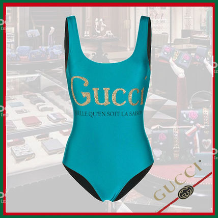 GUCCI 2020 SS Plain Logo Swimwear 613113XHACV 