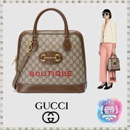 GUCCI 2020 21AW Gucci Horsebit 1955 Medium Top Handle Bag 6208502ARBG8952 
