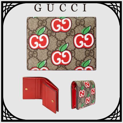 GUCCI GG Supreme 2020 21AW Chinese ValentineS Day Card Case Wallet