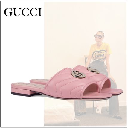 GUCCI WomenS Slide Sandal With DoubleG
