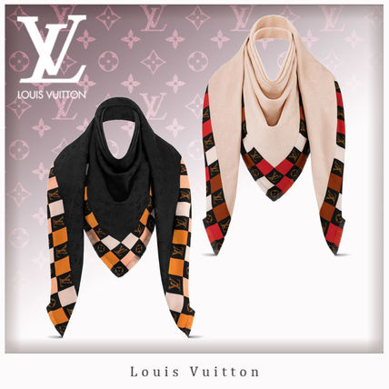Louis Vuitton MONOGRAM 2019 20AW Monogram Check Shawl M68645 M68644 