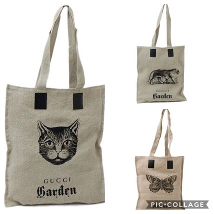GUCCI 2020 SS Other Animal Patterns Logo Totes 