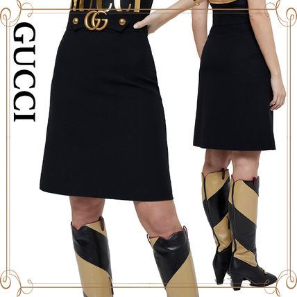 GUCCI 2020 SS Knee Length Skirt 430572ZAD881000 
