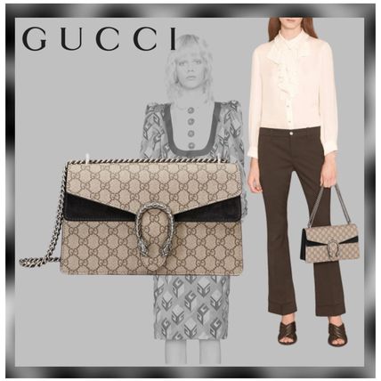 GUCCI GG Supreme 2020 21AW Casual Style Canvas 2WAY 3WAY Chain