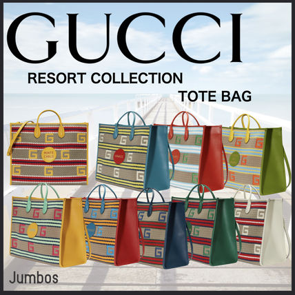 GUCCI 2020 21AW Stripes Casual Style A4 Leather Crossbody Satchels