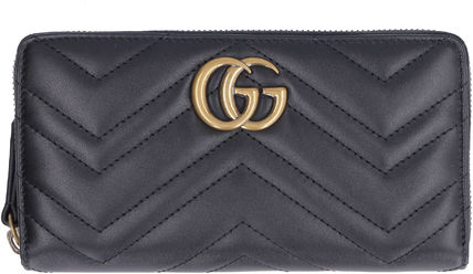 GUCCI GG Marmont Gg Marmont Zip Around Wallet 443123DTD1T 1000 
