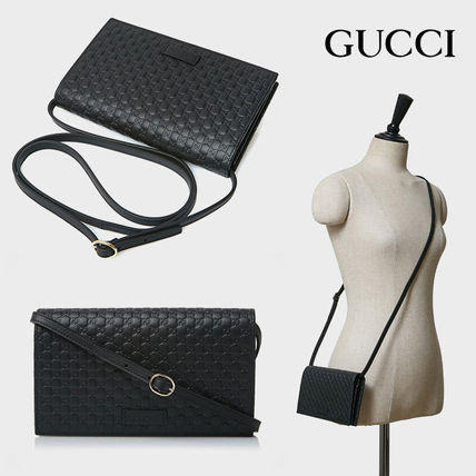 GUCCI Casual Style Calfskin Street Style Party Style Office Style 