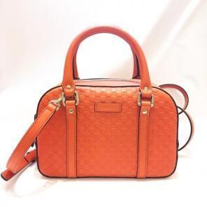 GUCCI 2WAY Leather Elegant Style Handbags 
