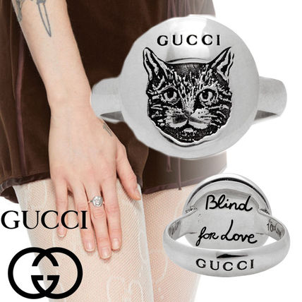 GUCCI Unisex Street Style Elegant Style Rings 