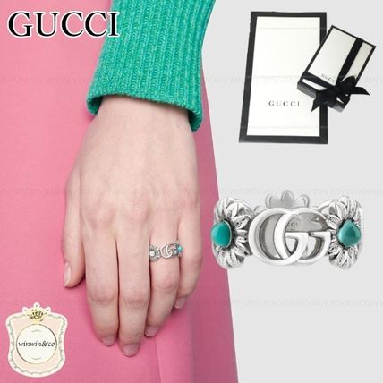 GUCCI Casual Style Silver Rings 