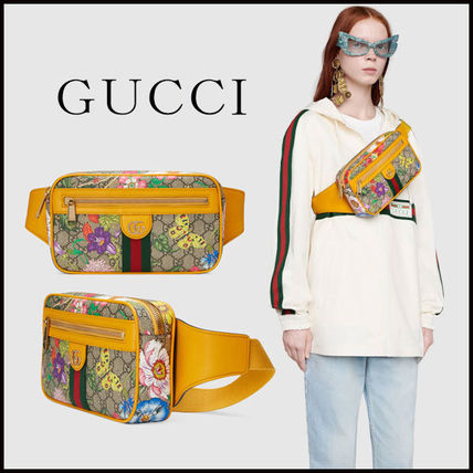 GUCCI Ophidia 2020 Cruise Ophidia Gg Flora Belt Bag