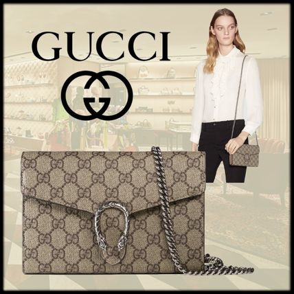 GUCCI Dionysus 2019 SS Dionysus Gg Supreme Chain Wallet 401231 KHNSN 8642 