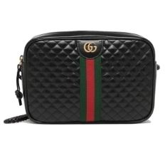 GUCCI Leather Elegant Style Crossbody Logo Shoulder Bags 