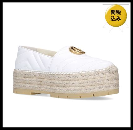 GUCCI 2020 SS Platform Plain Elegant Style PlatformWedge Sneakers 551884 