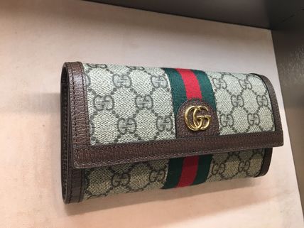 GUCCI Ophidia 2019 SS Gg Supreme Ophidia Continental Wallet 523153 96IWG 8745 