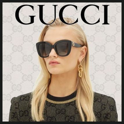 GUCCI Unisex Cat Eye Glasses Sunglasses 