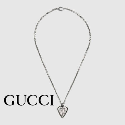 GUCCI Casual Style Party Style NecklacesPendants 