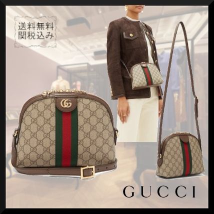 GUCCI Ophidia Monogram Casual Style Canvas 2WAY Leather Elegant Style 